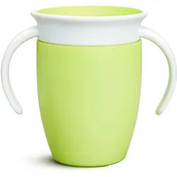 Munchkin Miracle 360° Trinklernbecher mit Griffen Green 6 m+ 207 ml