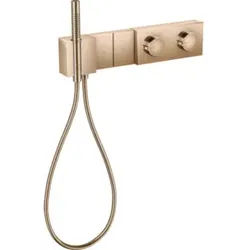 hansgrohe Fertigset Select Axor Edge UP-Thermostat, 2 Verb, Dia.Schl, pol. r gol