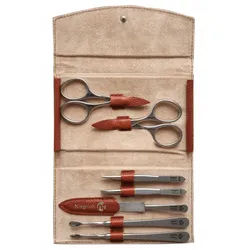 Niegeloh Solingen Etui Modell Manhattan L Cognac - Made in 1 St