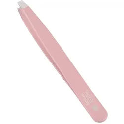 Niegeloh Solingen Pinzette, schräg, rostfrei, TopInox, rosa 1 St