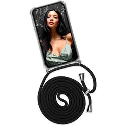 ONEFLOW Handykette für iPhone 16e – Hülle mit Band zum Umhängen, abnehmbar – Twist Case Cord