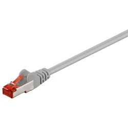CAT 6 Netzwerkkabel, S/FTP, LS0H, grau - Länge: 7,50 m