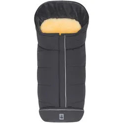 babycab Lammfell-Fußsack Inari für Kinderwagen, Buggy, grau