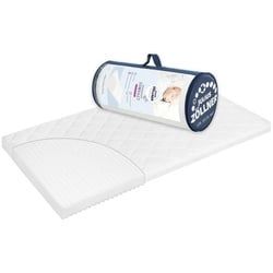 Zöllner Kindermatratze , Weiß , Textil , rechteckig , 60x120 cm , Oeko-Tex® Standard 100, Made in Germany , alternative Größen erhältlich, Bezug abnehmbar/waschbar, optimale Belüftung, atmungsaktiv, schadstoffgeprüft , Baby & Kindermöbel, Babyzimmer, Babymatratzen