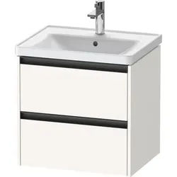 Duravit Ketho.2 Waschtischunterbau wandhängend Weiß Supermatt 584x455x549 mm - K25281084840000 K25281084840000