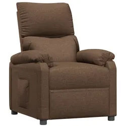 vidaXL Relaxsessel, Sessel Braun Stoff