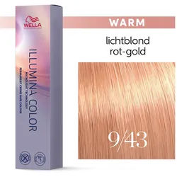 Wella Illumina Color Haarfarbe 9/43 Lichtblond Rot Gold