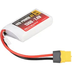 Pichler RED POWER LiPo Akku 1300 mAh – 7,4 V 2S mit XT60 Stecker