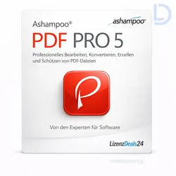 Ashampoo PDF Pro 5 | Windows | Dauerlizenz | Professionelle PDF-Bearbeitung & Dokumentenverwaltung