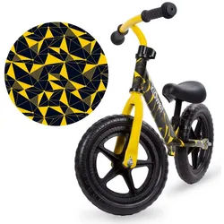 COIL Fahrrad-Laufrad Lauflernrad, Kinderlaufrad, Rutscher, Balance Bike, Stahlrahmen, EVA-Schaumräder, maximales Gewicht 30 kg gelb