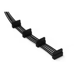 be quiet! Power Cable CS-3440 PC-Netzteil (BC022, S-ATA Kabel, 4x S-ATA-Anschluss, 420 mm, Erweiterungskabel) schwarz