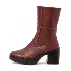 Art für Damen. 116591167003_008 Lederstiefel 1659 Sofia bordeaux (36), 5 bis 8 cm, Reißverschluss, Lässig