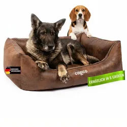 CopcoPet Tierbett Emma Orthopädisch Hundebett braun 100 cm x 125 cm