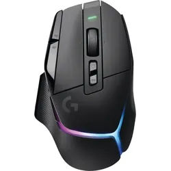 Logitech Gaming Maus G502 X PLUS, LIGHTFORCE Hybrid, schwarz Optisch, 25600 dpi, 11 Tasten, kabellos, USB-C, Retail