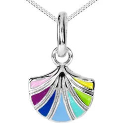 OSTSEE-SCHMUCK Kette mit Anhänger Ostsee-Schmuck Kette mit Anhänger Blüte Kette mit Anhänger Blüte (2-tlg) braun 45 cm