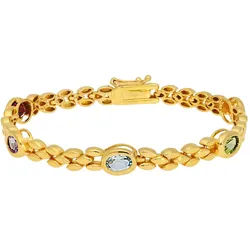 Armband LADY, gold (silber vergoldet 925, silber vergoldet 925), Armbänder, Damen, Silber 925 (Sterlingsilber), Armband