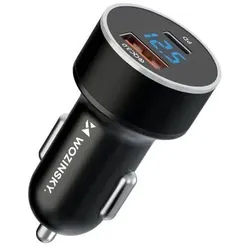 WDCCAC USB-C USB-A 36W Car Charger - Black