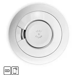 Ei Electronic Ei650i-3XD 10-Jahres-Rauchwarnmelder mit 3V-Lithiumbatterie, wartungsfrei, AudioLINK, weiß
