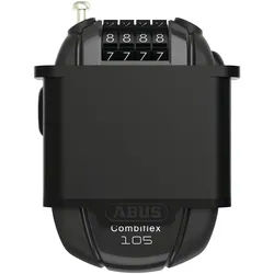 Abus Combiflex / Rest 105+ CHR schwarz 105 cm