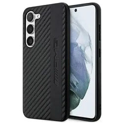 AMG Carbon Stripe&Embossed Case for Samsung Galaxy S23+ - Black