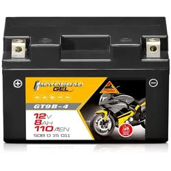 Panther Motorrad Gel 50815 12V 8Ah 110A (EN) ETN-Nummer 508 0 15 011, DIN Nummer 50815, Japan-Nr. GT9B-4, YT9B-4 Bleiakku AGM Blei Gel Akku