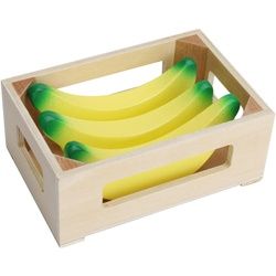 My Baby Lou Kaufladenzubehör , Gelb, Grün , Holz , 4-teilig , Schima , massiv, Sperrholz , 13.4x5x9 cm , EN 71 , Spielzeug, Holzspielzeug