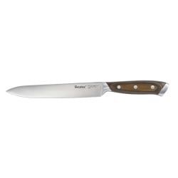 Metaltex Heritage Tranchiermesser, Fleisch Messer mit robustem Griff aus Pakka Holz, 1 Stück, Länge: 33 cm