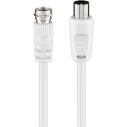 Goobay 11728 SAT/Antennen Adapterkabel ( Koax-Stecker