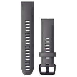 QUICKFIT-ARMBÄNDER 20 MM Schiefergraues Silikon mit violetten Teilen