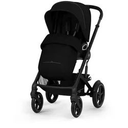 cybex Gold Kinderwagen , Schwarz , Textil , 60.5x110x91 cm , Ce , Feststellbremse, Fußstütze abklappbar, Federung, 5-Punkte-Gurt, für Babyschale geeignet, Griff in Lederoptik, Sitz umsetzbar, Einhand-Faltmechanismus,5-Punkt-Gurt, Schutzbügel abnehmbar, Sitz umsetzbar, Sportsitz mit verlängertem Verdeck , Baby on Tour, Kinderwagen, Kombikinderwagen