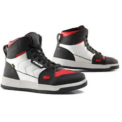 Falco Harlem Motorrad Schuhe Motorradstiefel Atmungsaktiv absorbierend rot|schwarz 42 EU