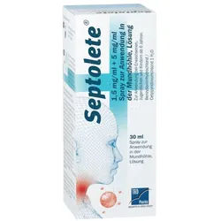 Septolete 1,5mg/ml + 5mg/ml Spr.z.anw.i.d.mundhö.