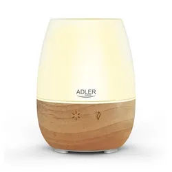 Adler Diffuser AD 7967, 3in1 Ultraschall Aroma Diffuser, für Ätherische Öle, USB, 7 Farben weiß