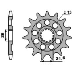 PBR Standard Stahlkettenrad 2141 - 520