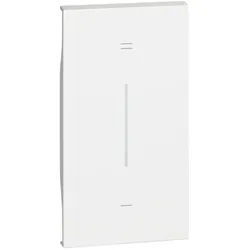 BTicino KW19MH2 LivingNow 2M Tasten- abdeckung MyHome mit Symbol +/- White