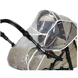 bergsteiger Kinderwagen-Regenschutzhülle Kinderwagen Regencape, passend für Capri und Venedig weiß