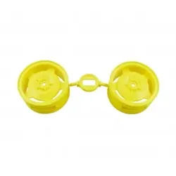 Buggy-Felgen Star 60/29 vo. (2) neongelb