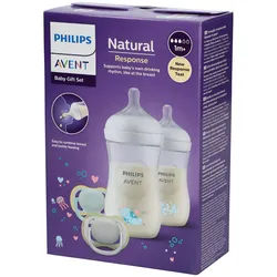 Philips Avent Natural Response Geschenkset 2 Flaschen und 2 Sauger Scd837/11