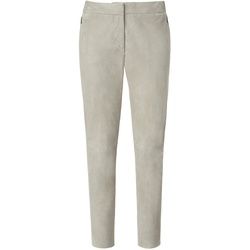 Knöchellange Lederhose Fadenmeister Berlin beige