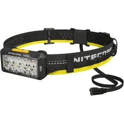 Nitecore HU2000 Arbeits-Stirnlampe, bis zu 2000 Lumen, ohne eigene Stromquelle, NiteLab UHE LEDs, mit Universalclip