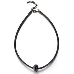 Kingka Kette mit Anhänger grau|schwarz