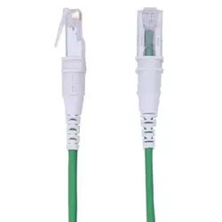 Patchsee ThePATCHCORD RJ45 Patchkabel Cat. 6A, U/UTP, extra dünn, grün, 2,1 m