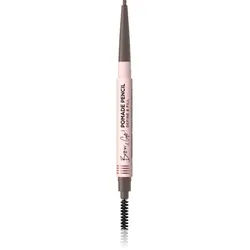 Eveline Cosmetics Brow & Go! wasserfester Eyeliner mit 2 in 1 Bürste Farbton Taupe 4 g