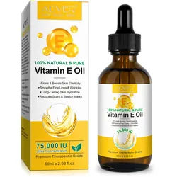 Aliver Hautöl mit Vitamin E Öl für die Hautstraffung und Narbenreduzierung 1x60 ml Unisex