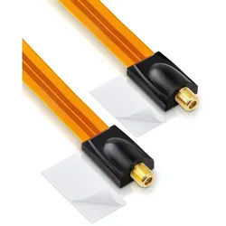 conecto conecto Premium Fensterdurchführung für SAT Kabel koaxial inkl. Klebep SAT-Kabel