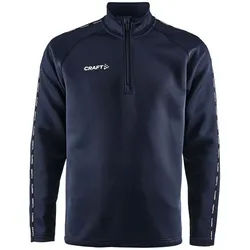 Craft Rundhalspullover Squad 2.0 Half Zip M blau M