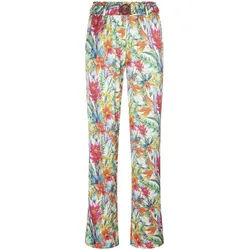 Le pantalon imprimé fleuri Marcel Ostertag multicolore