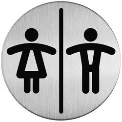 DURABLE Hinweisschild DURABLE 4920 PICTO "WC DAMEN UND HERREN" Piktogramm