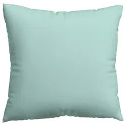 Schlafgut Kopfpolsterbezug , Türkis , Textil , Uni , 80x80 cm , Grüner Punkt, Textiles Vertrauen - Oeko-Tex®, AZO-frei, Oeko-Tex® Made IN Green , bügelleicht, bügelfrei , Heimtextilien, Bezüge, Polsterbezüge