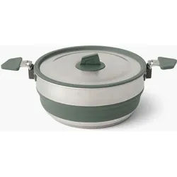 Sea to Summit Detour Stainless Steel Collapsible Pot laurel wreath 3L